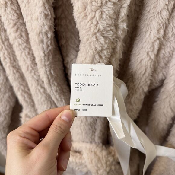 Pottery Barn Teddy Bear Robe Small New - Picture 4 of 6